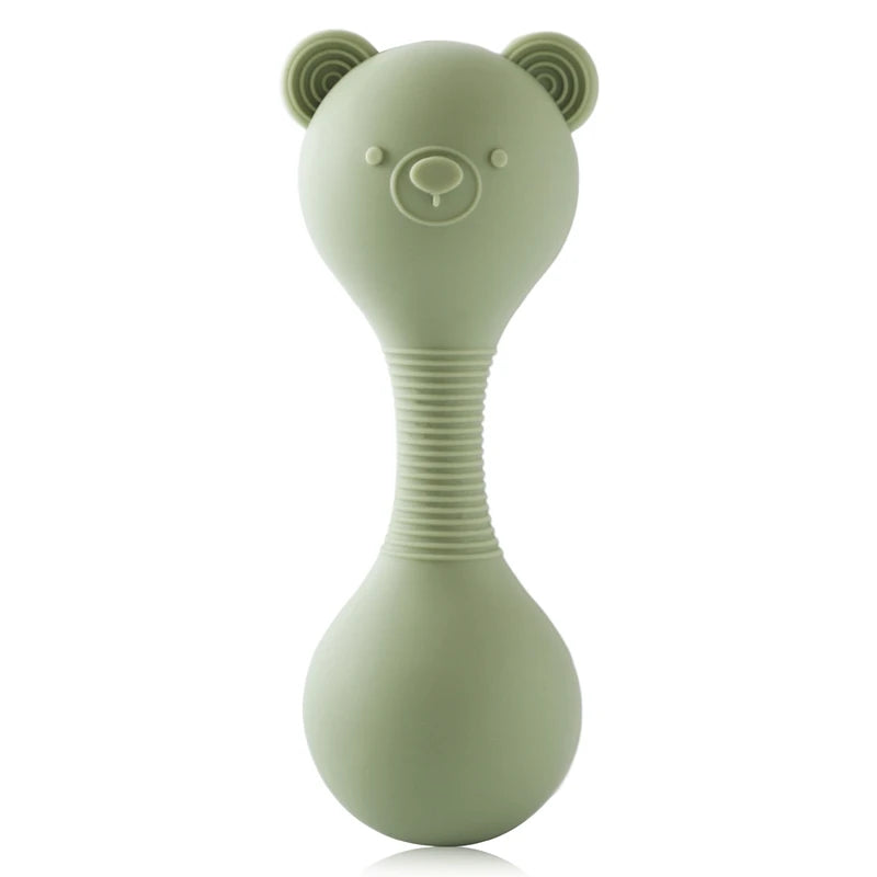 Silicone Maracas Baby Toy