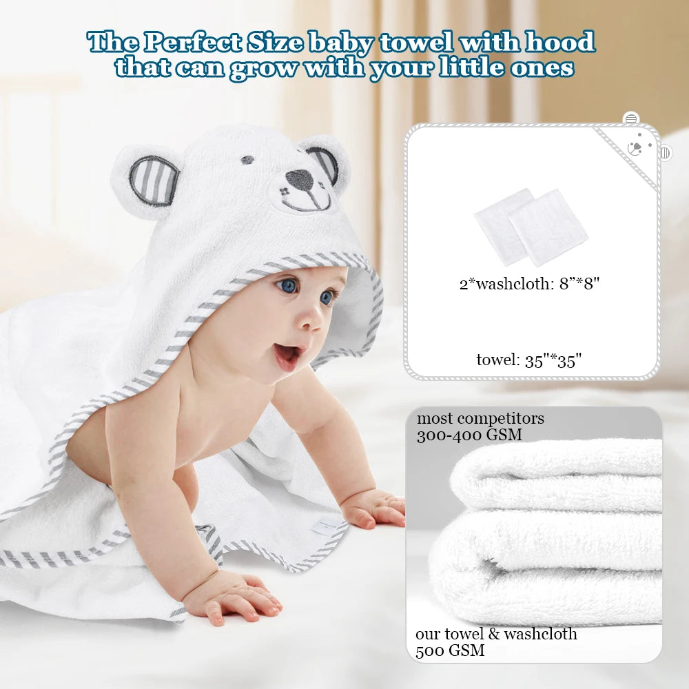 Hooded Baby Bath Towel