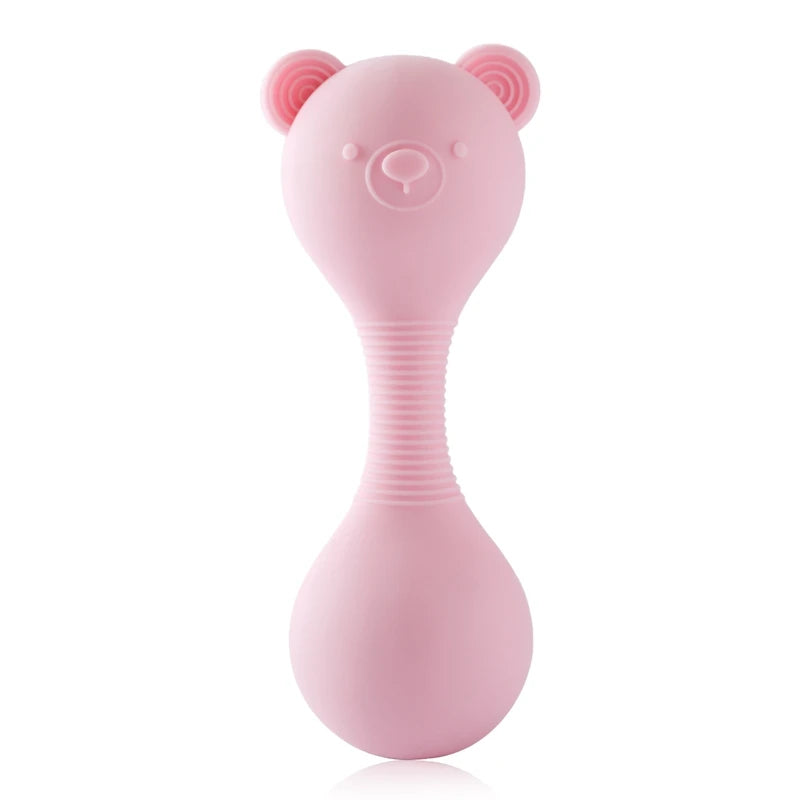 Silicone Maracas Baby Toy