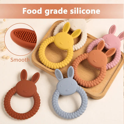Cartoon Rabbit Teething Ring
