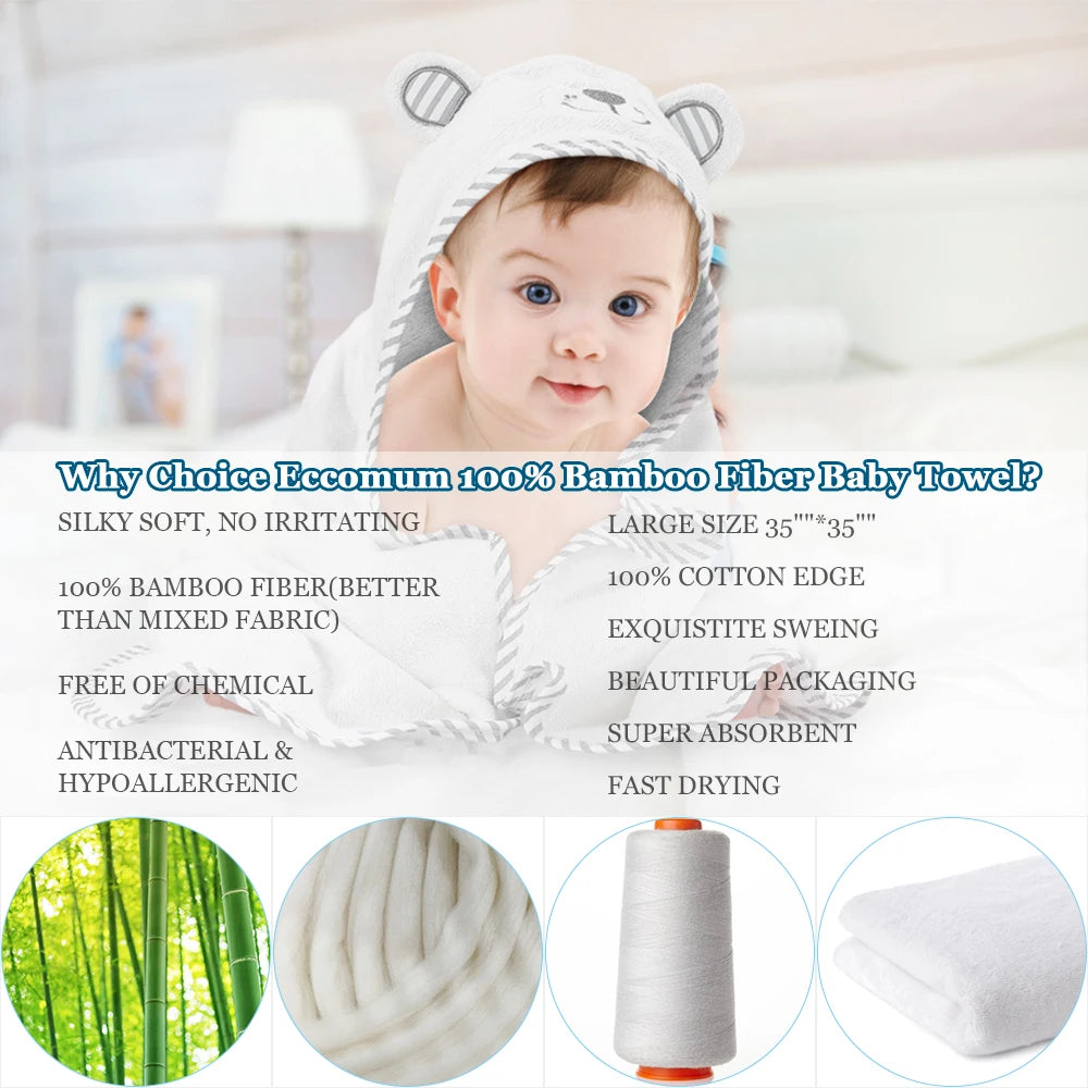 Hooded Baby Bath Towel