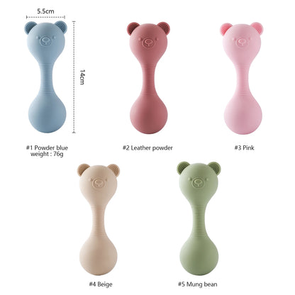 Silicone Maracas Baby Toy