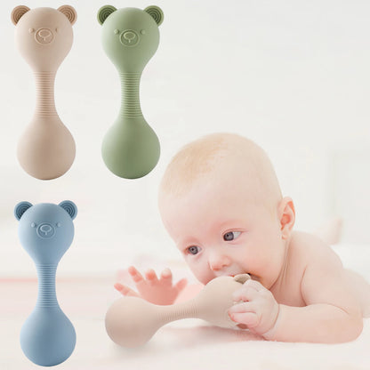 Silicone Maracas Baby Toy
